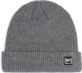 super.natural Merino Basic Beanie cashmere grey melange