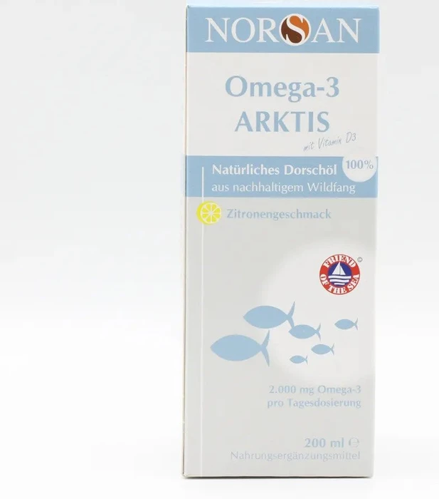 Norsan Omega-3 Arktis Öl mit Vitamin D3, 200ml