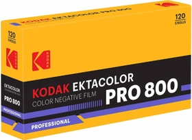 Kodak Ektacolor Pro 800 120 Farb-Negativfilm 5er Pack