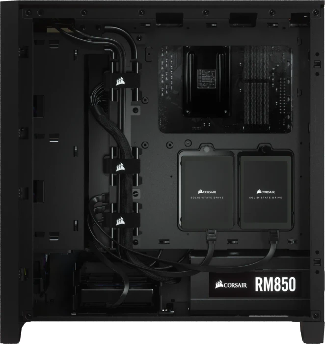 Corsair 4000D Airflow, schwarz/braun, Glasfenster