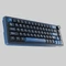 Ducky OK-M-65, Black and Blue, KKT Baby Blue Tactile, USB/Bluetooth, DE Vorschaubild
