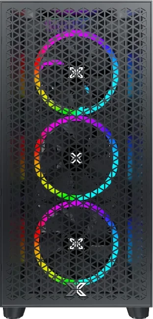 Xigmatek Gaming G Pro, schwarz, Glasfenster