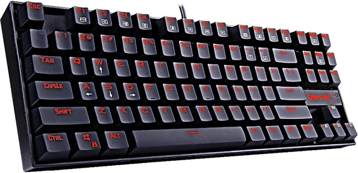 Redragon Kumara TKL, LEDs rot, schwarz, Outemu Red, USB, US