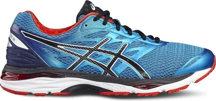 Asics Gel-Cumulus 18 island blue/black/vermilion (Herren)