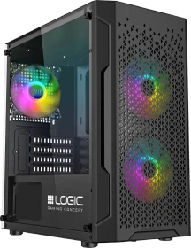 Logic Concept Aramis ARGB Mini Black, Glasfenster (AM-ARAMIS-10-0000000-0002)