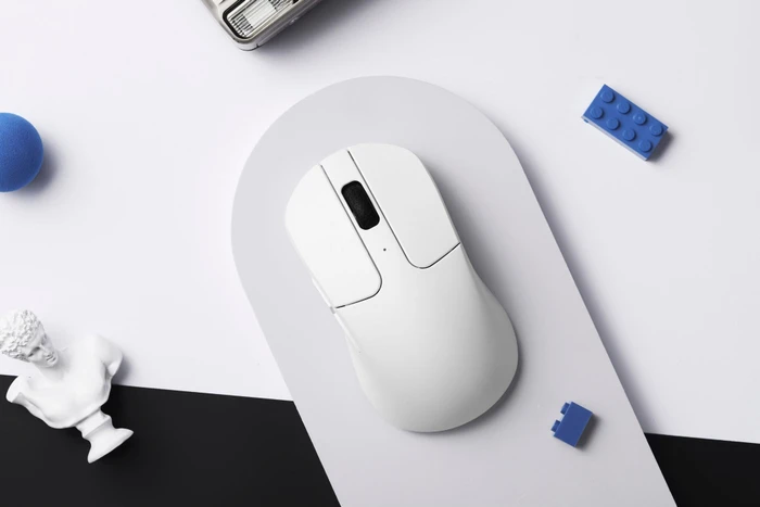 Keychron M3 mini Wireless Mouse weiß, USB/Bluetooth