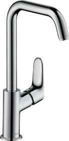 Hansgrohe Focus Waschtischmischer 240 mit Schwenkauslauf ohne Ablaufgarnitur chrom