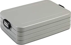 Mepal Lunchbox Take a Break Stapelbox Aufbewahrungsbehälter large silber, 3-tlg.