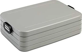 Mepal Lunchbox Take a Break Stapelbox Aufbewahrungsbehälter large silber, 3-tlg.