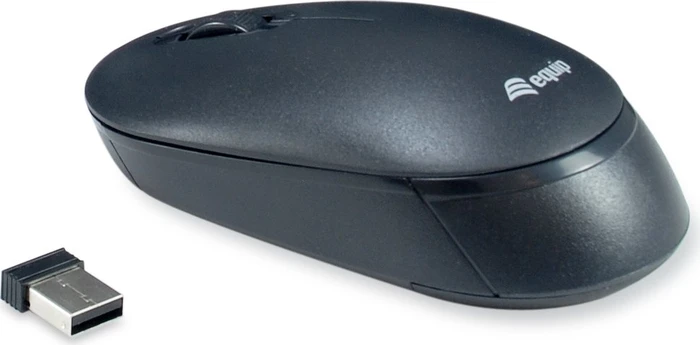 Equip Kabelloses Tastatur- und Mausset schwarz, USB, DE