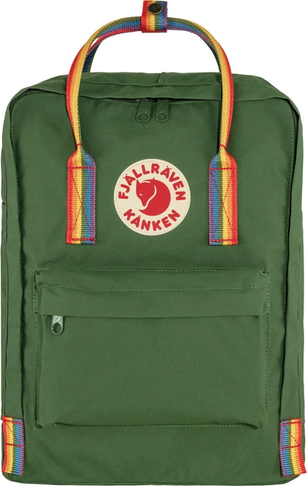 Fjällräven Kanken Rainbow spruce green/rainbow pattern