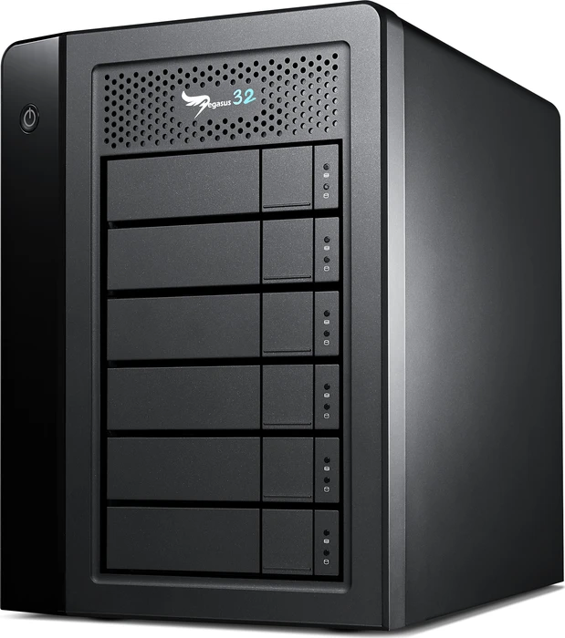 Promise Pegasus32 R6, 48TB, Thunderbolt 3 / USB-C 3.1
