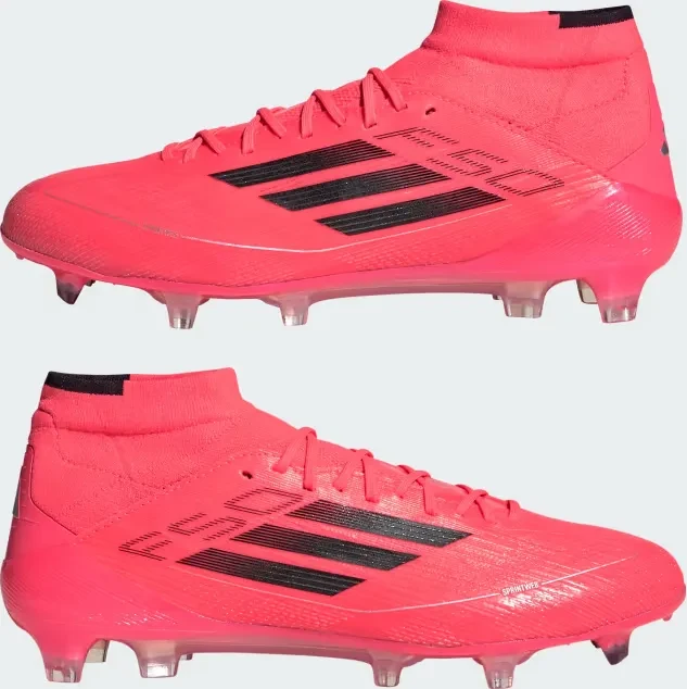 adidas F50 Elite Mid-Cut FG turbo/aurora black/platinum metallic (Damen)