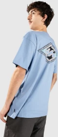 Billabong Crayon Wave T-Shirt kurzarm sky blue (Herren)