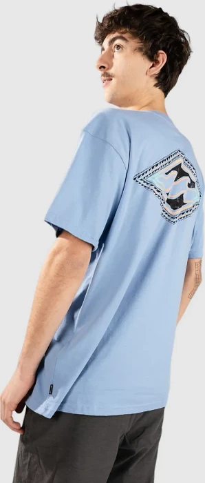 Billabong Crayon Wave T-Shirt kurzarm sky blue (Herren)