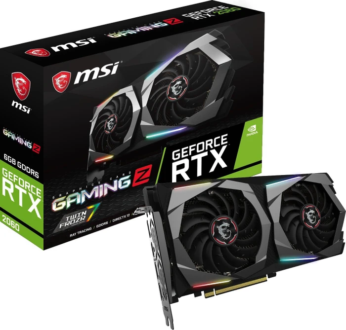 MSI GeForce RTX 2060 Gaming Z 6G, 6GB GDDR6, HDMI, 3x DP