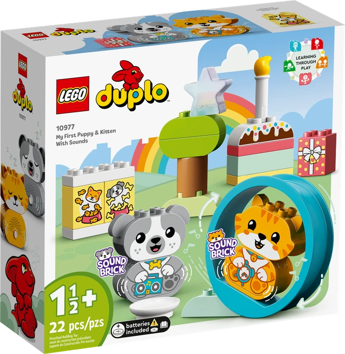 LEGO DUPLO - Mein erstes Hündchen & Kätzchen - mit Ton
