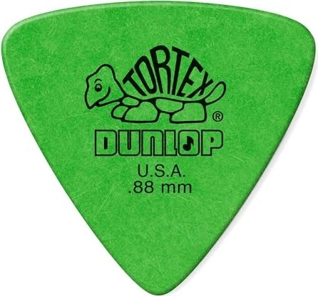 Dunlop Tortex Triangle Pick, .88mm, 72-Pack
