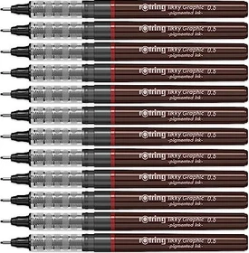 rOtring Tikky Graphic Faserfeinschreiber 0.5mm schwarz