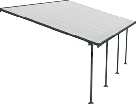 Palram Canopia Feria Terrassenüberdachung 606x385cm grau