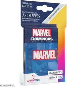 Gamegenic Marvel Champions Art Sleeves Marvel Art Blue, 50 Stück