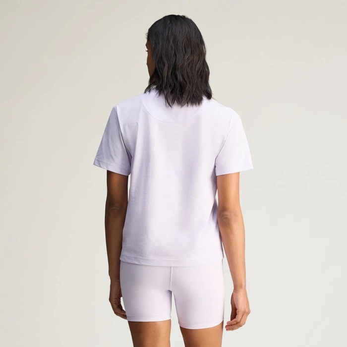 adidas by Stella McCartney TrueCasuals Regular Sportswear T-Shirt kurzarm purple tint (Damen)