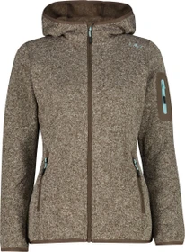 CMP Knit Tech Fleece Hoody Jacke toffee/cream (Damen)