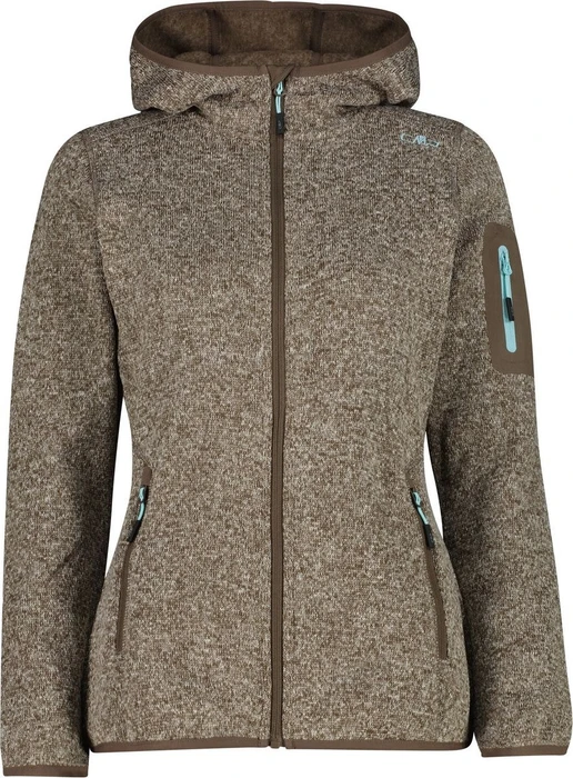 CMP Knit Tech Fleece Hoody Jacke meliert (Damen)