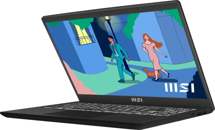 MSI Modern 15 B7M-284, Classic Black, Ryzen 5 7530U, 16GB RAM, 512GB SSD, DE