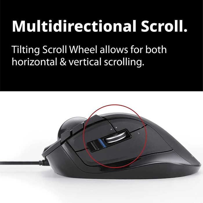 Elecom DEFT M-DT2URBK Trackball schwarz, Rechtshänder, USB-A