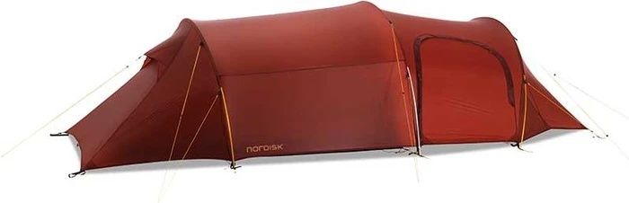Nordisk Oppland 3 LW Tunnelzelt burnt red