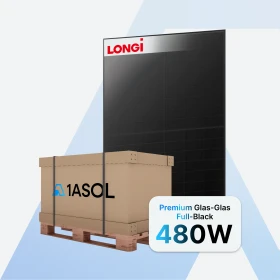Longi LR7-54HVBB-480M, 480Wp, 36 Stück, 17.28kWp