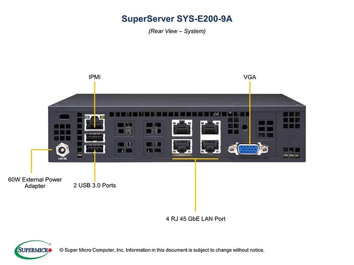 Supermicro SuperServer E200-9A