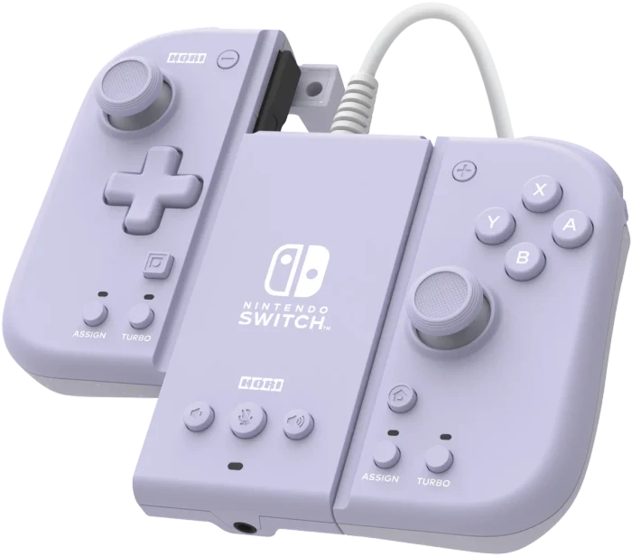 Hori Split Pad Compact Attachment Set lavender (Switch)
