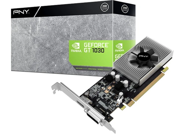 PNY GeForce GT 1030, 2GB GDDR5, DVI, HDMI