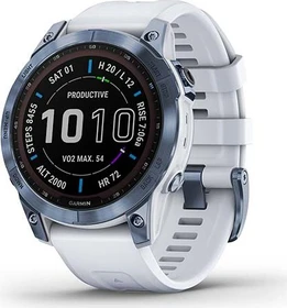 Garmin Fenix 7 Sapphire Solar blue dlc titan/whitestone