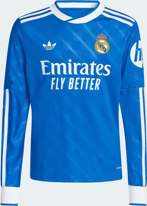 adidas Real Madrid 2025/2026 Ausweichtrikot langarm (Junior)