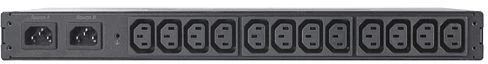 APC Automatic Transfer Switch [PDU], 1HE, 12-fach, 10A/230V, 0.9m