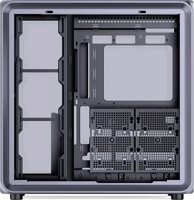 Jonsbo Jonsplus BO400 Gunmetal Grey, Glasfenster
