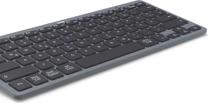 Hama Travel 400 Mini-Tastatur, dunkelgrau/schwarz, Bluetooth, DE
