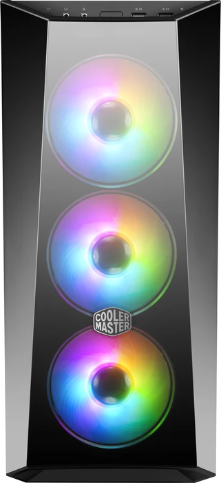 Cooler Master MasterBox Lite 5 ARGB, schwarz, Glasfenster
