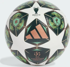 adidas UCL 2024/2025 Knockout Phase Competition Fußball white/shadow green/solar slime