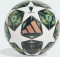 adidas UCL 2024/2025 Knockout Phase Competition Fußball white/shadow green/solar slime Vorschaubild