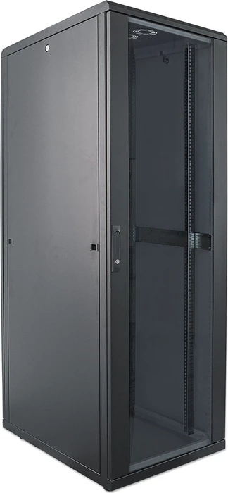 Intellinet 19" Netzwerkschrank 26HE, Sicherheitsglastür, IP20, schwarz, 600mm tief