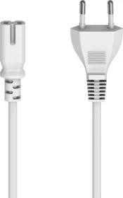 Hama Euro-Netzkabel, 5m weiß