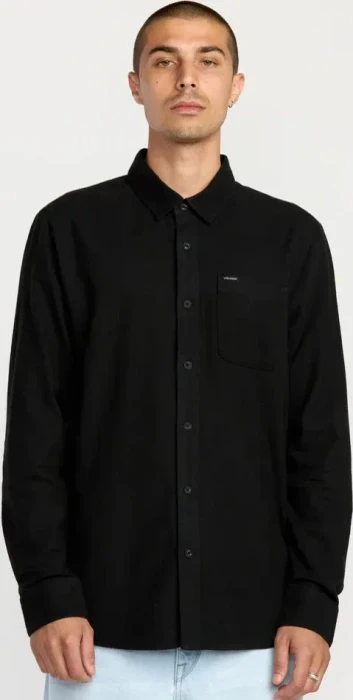 Volcom Caden Hemd langarm antique black (Herren)