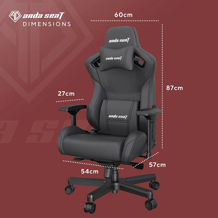 Anda Seat Kaiser Pro/2 XL Gamingstuhl, schwarz