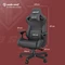 Anda Seat Kaiser Pro/2 XL Gamingstuhl, schwarz Vorschaubild
