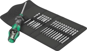 Wera Kraftform Kompakt Turbo 1 Getriebe Bitset inkl. Tasche, 18-tlg.