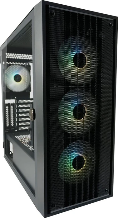 LC-Power Gaming 810B Dark_Crawler_X, schwarz, Glasfenster